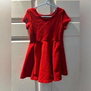 Girls 5 polo red dress